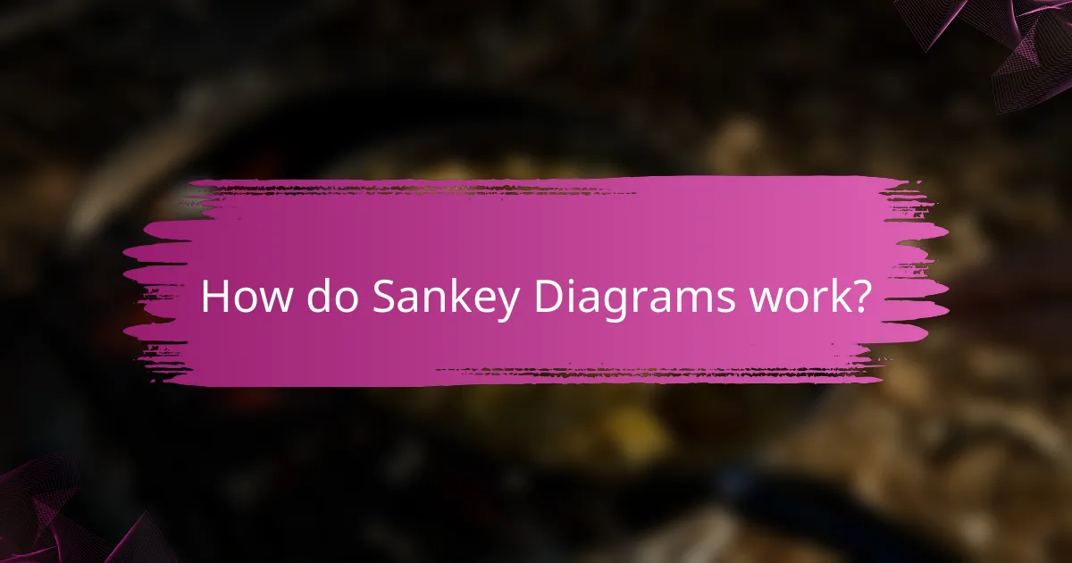 How do Sankey Diagrams work?